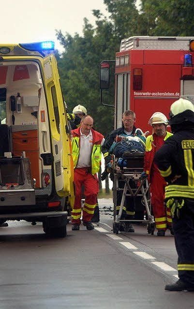 Retter im Einsatz