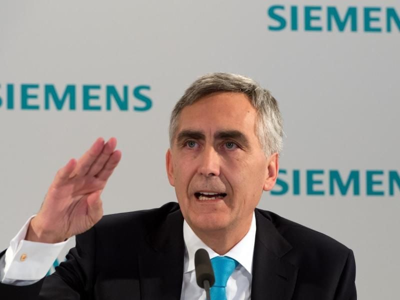 Siemens-Chef Löscher steht möglicherweise vor der Ablösung.
