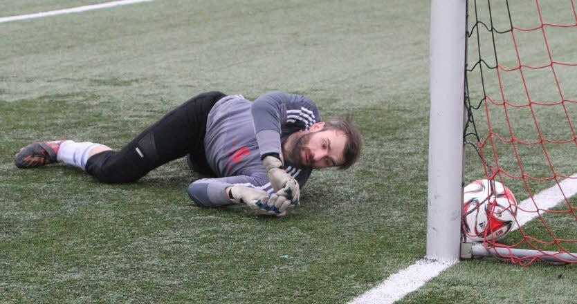 Maik Bemmannn kann verletzungsbedingt nicht das Tor des VfB Sangerhausen hüten.