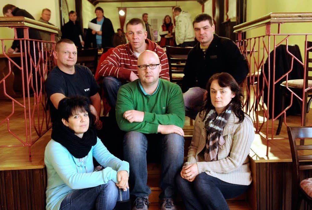 Gehören dem Vorstand des Freibad- und Kulturvereins Glauzig an: Christian Meyer, Denis Schröter, Christian Schröter (hinten, v.l.), Jeannette Weinert, Jens Hagenau und Kathrin Elze (vorn, v.l.).