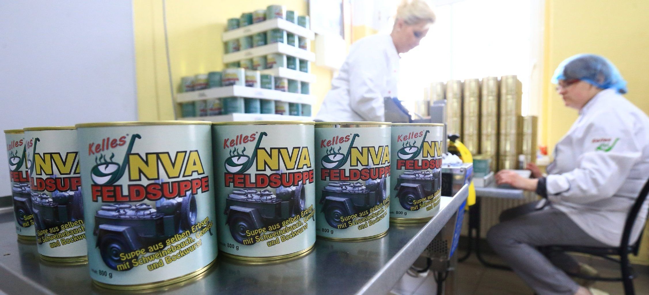 Aus der Suppenmanufaktur Kelles Klädener stammt auch die NVA-Feldsuppe. Auf dem Sachsen-Anhalt-Tag in Köthen wird es Hochzeitssuppe geben.