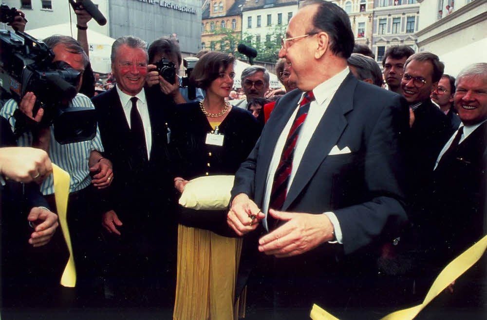 Hans-Dietrich Genscher bei der Eröffnung