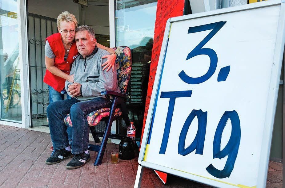Kerstin Hofmann und ihr Mann Freimut halten fest zusammen.