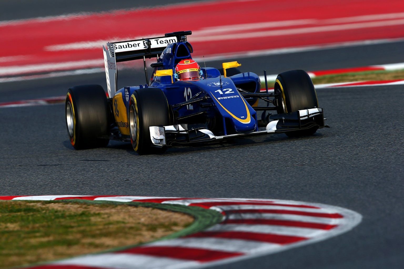 Der Sauber-Bolide von Marcus Ericsson und Felipe Nasr trägt passender Weise den Spitznahmen "Ikea-Renner".