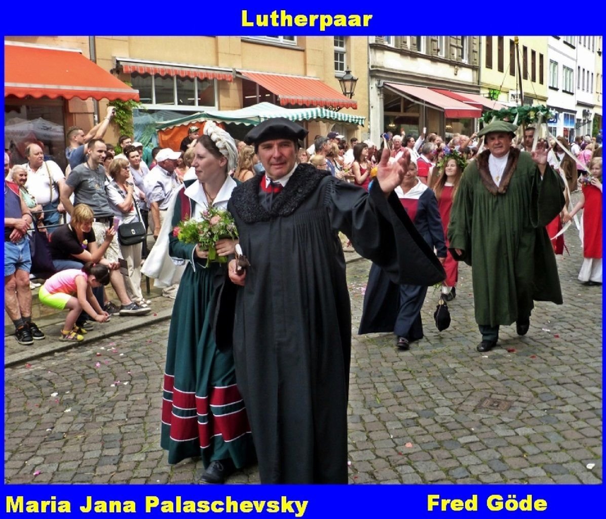 Viel los war in Wittenberg zu Luthers Hochzeit. Peter Pannicke war vor Ort und hat Hunderte von Bildern mitgebracht.