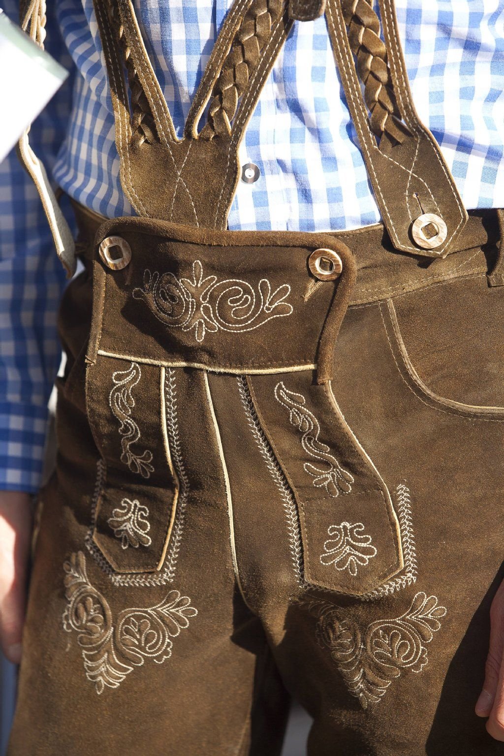 Die Lederhose kommt nie aus der Mode.