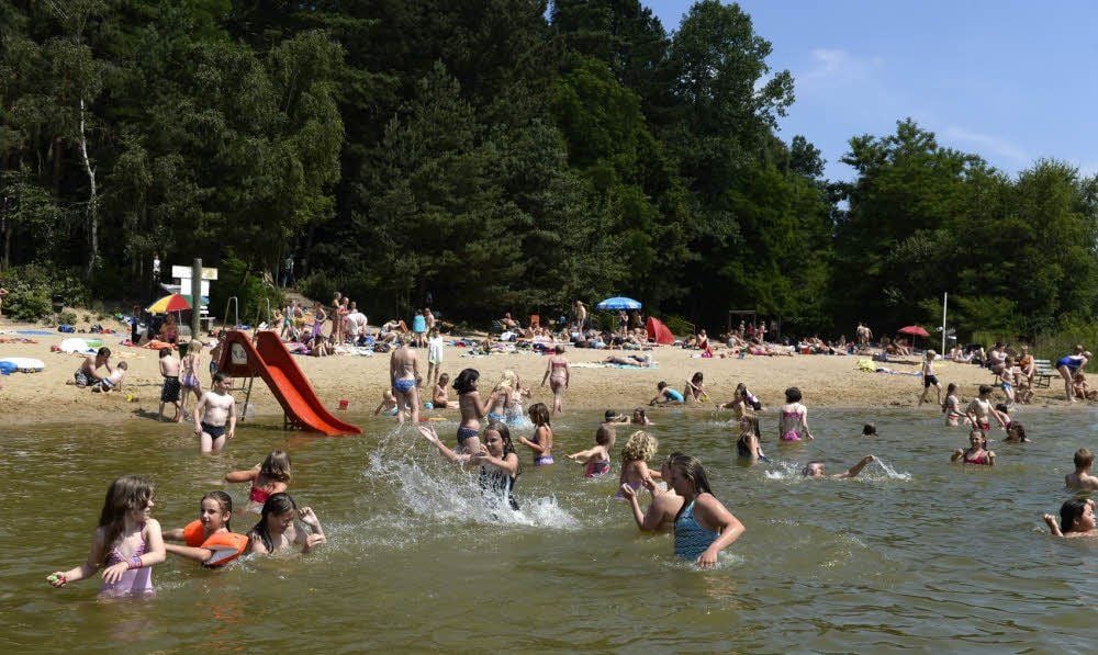 Das Heidebad ist bei den Hallensern beliebt.