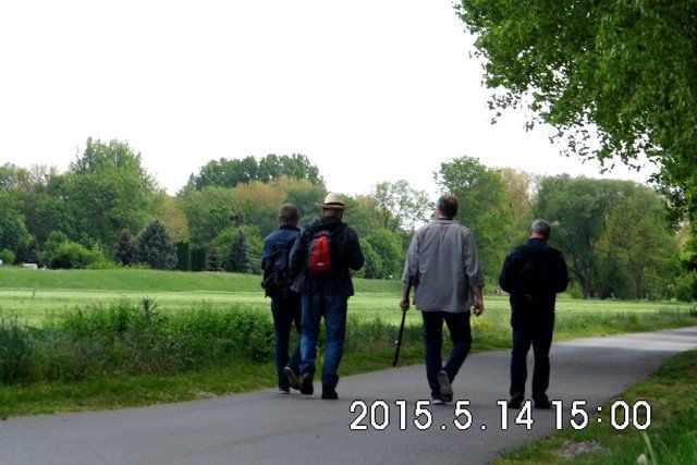 Diese vier Männer hat Kornelia Lück am Herrentag getroffen.