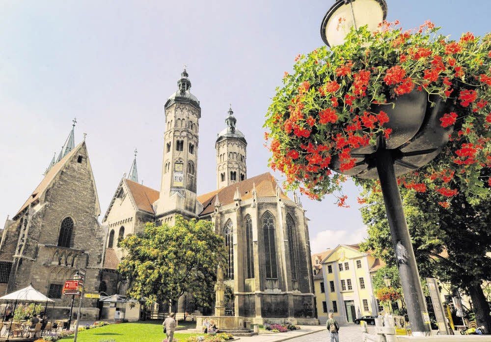 Der Naumburger Dom ist vor allem wegen seiner Stifterfiguren berühmt.