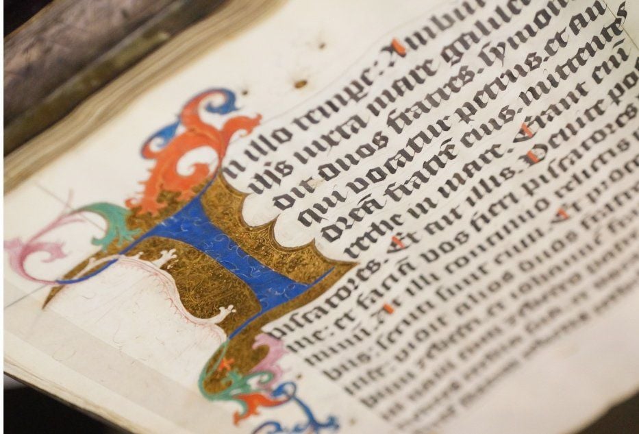 Das Evangelistar wurde 1513 für das Quedlinburger Wipertikloster angefertigt.