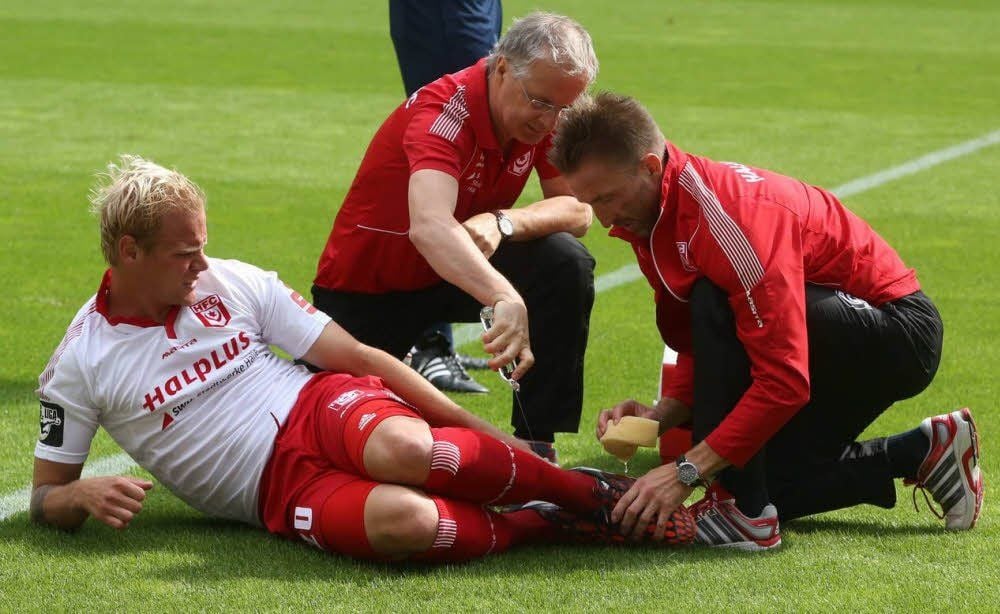 Sören Bertram verletzte sich im Heimspiel gegen die Stuttgarter Kickers.