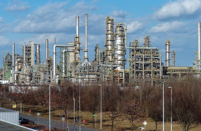 Die Leunaer Total-Raffinerie