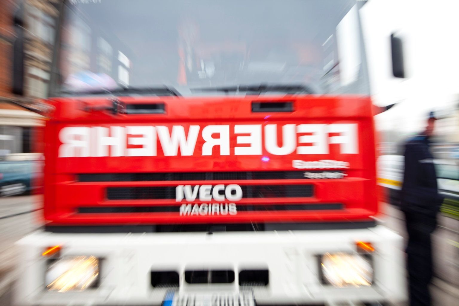 Ein Einsatzwagen der Feuerwehr