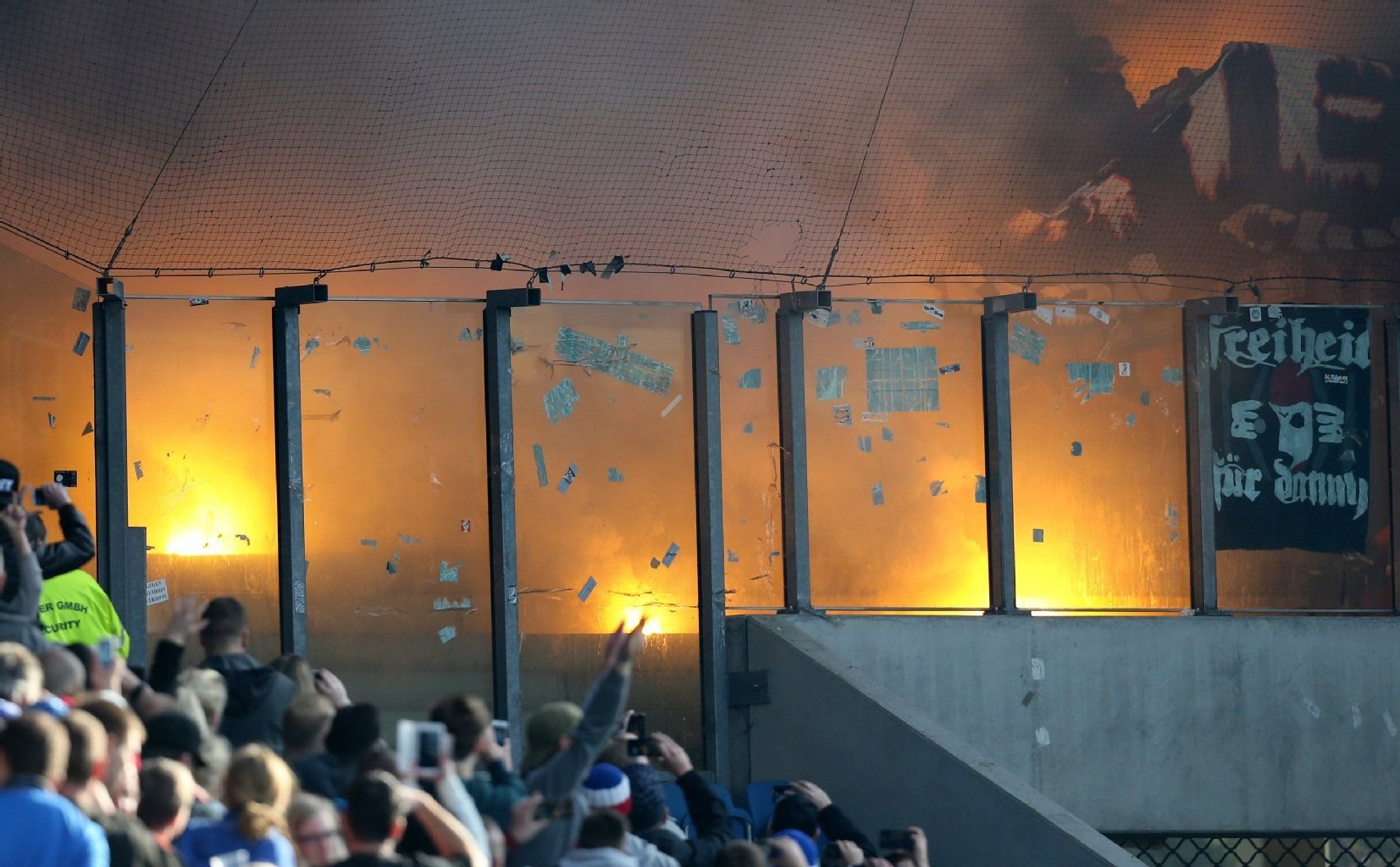Am Rande der Spiels Hansa Rostock gegen den HFC ist es 2013 zu Ausschreitungen gekommen.