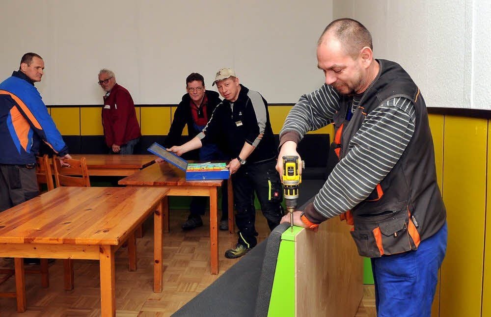 Die Arbeiten wurden mit Unterstützung der Mitarbeiter der BBI ausgeführt.