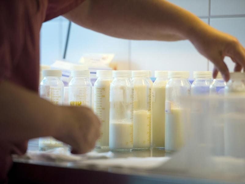 In manchen Kliniken gibt es Milchsammelstellen.