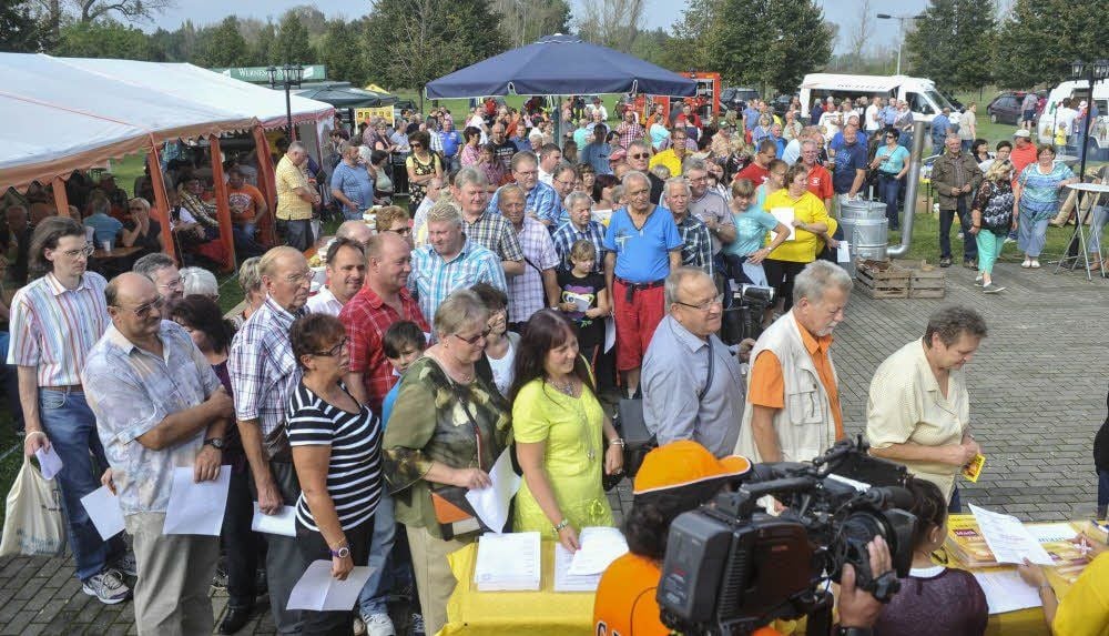 Viele Gäste kamen am Samstag zur Aufzeichnung der Jubiläumssendung.