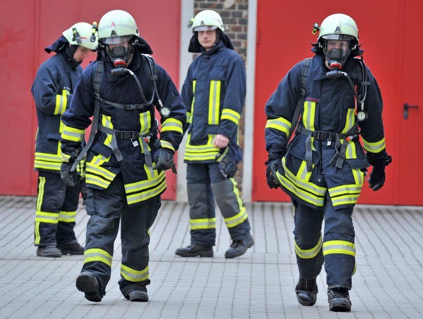 Übung macht auch bei der Feuerwehr den Meister.