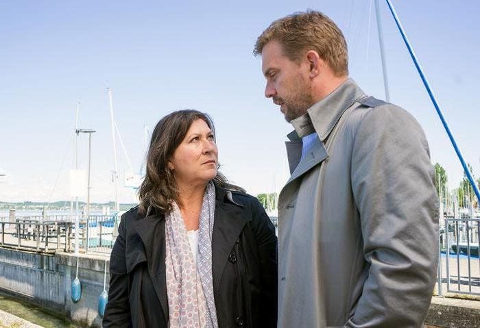 Klara Blum (Eva Mattes) und Kai Perlmann (Sebastian Bezzel).