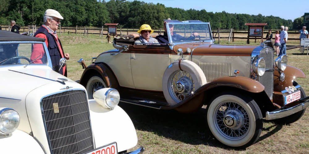 Blitzender Chrom, stolze Besitzer, schöne alte Kraftfahrzeuge: Das fünfte Treffen der Elsteraner Oldtimerfreunde an der Külsoer Mühle lockte Fahrzeughalter und Interessierte gleichermaßen an.