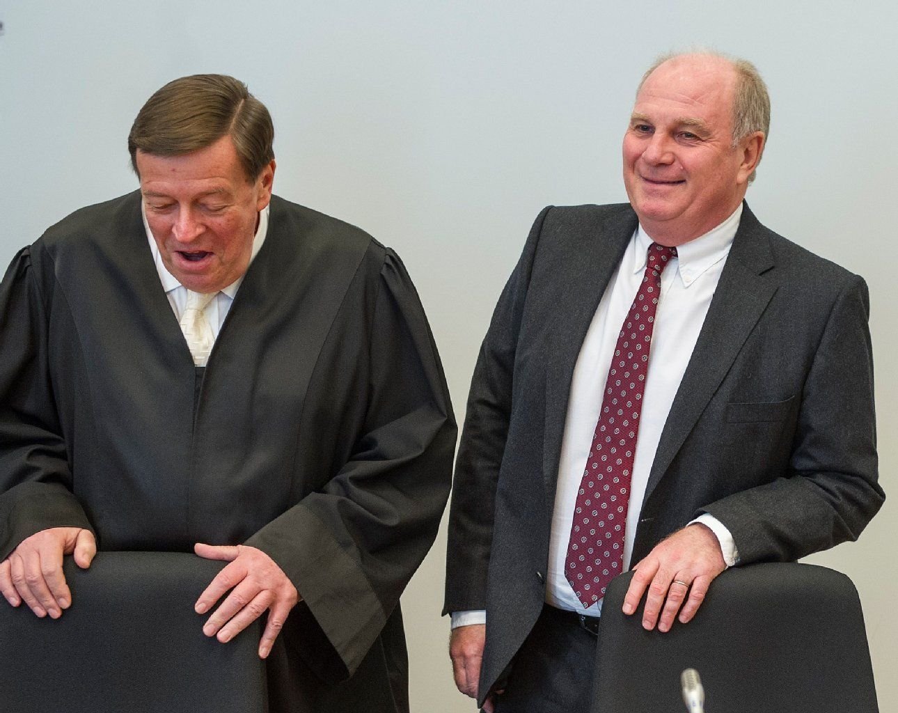 Der dritte Verhandlungstag lief für Uli Hoeneß (r.) gut.