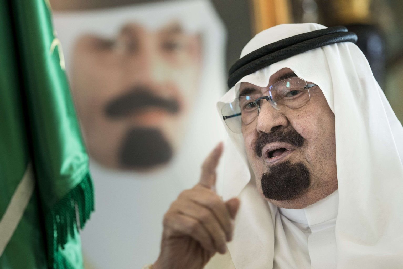 Abdullah bin Abdulaziz al-Saud im Juni 2014