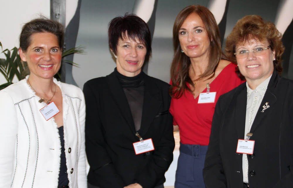Ein Quartett aus Sachsen-Anhalt: Elke Simon-Kuch, Carmen Niebergall, Jeanette Krüger und Ingrid Weinhold.