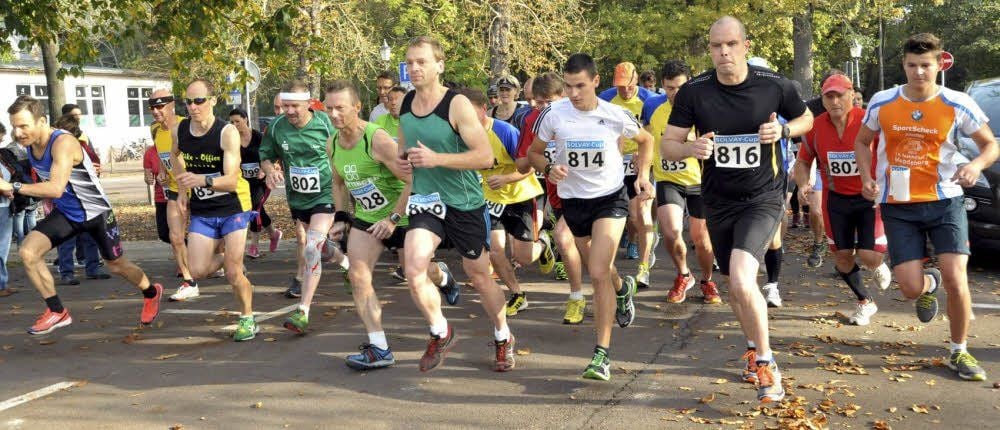 Nur 55 Läufer starteten beim Bernburger Solvay-Lauf und nahmen die 5000 Meter-Distanz in Angriff.
