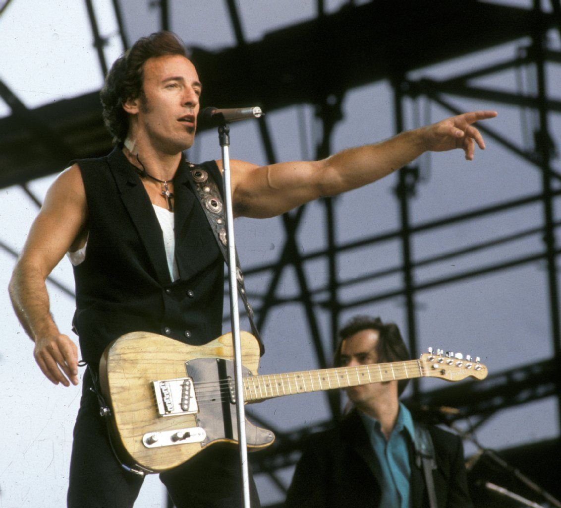Mit 160.000 Zuschauern wurde der Open-Air-Auftritt von Bruce Springsteen zum größten Rockkonzert der DDR.