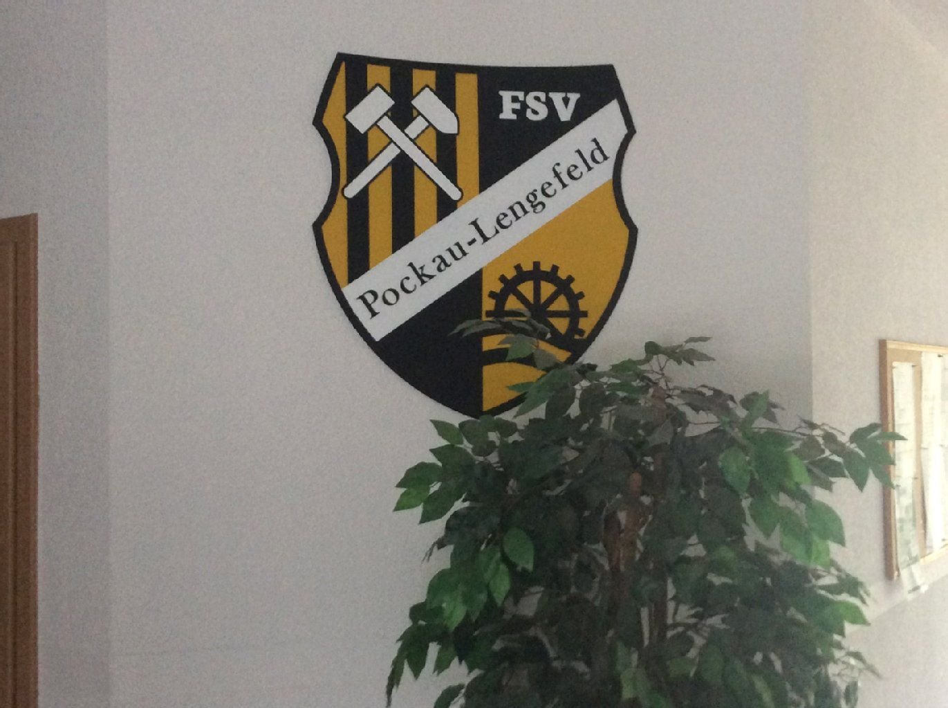 Das Wappen des FSV Pockau-Lengefeld.