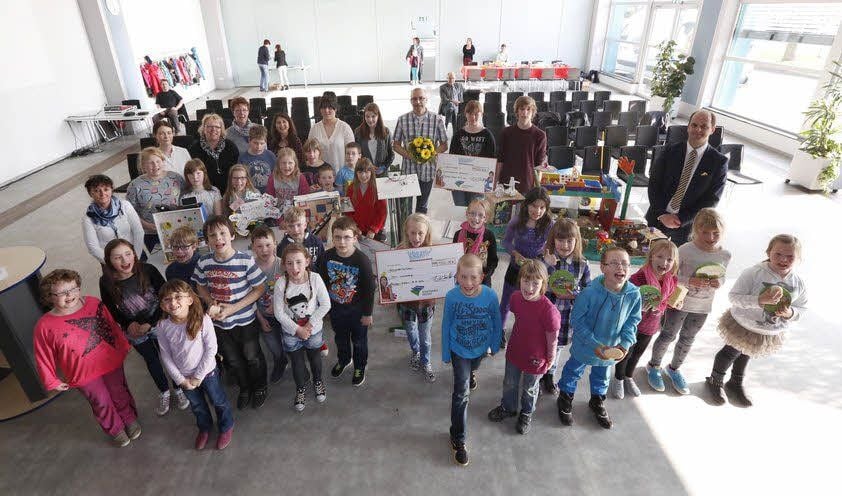 Die Preisverleihung in den Stadtwerken.