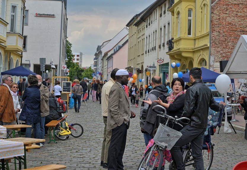 Viel zu erleben gab es für die Besucher des Quartiersfestes im Dessauer Johannisviertel.