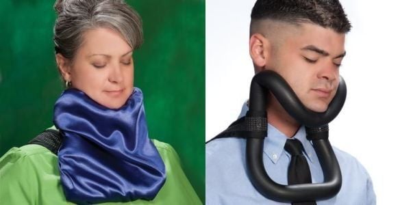 Der UpRight Sleeper soll das Schlafen im Sitzen erleichtern.