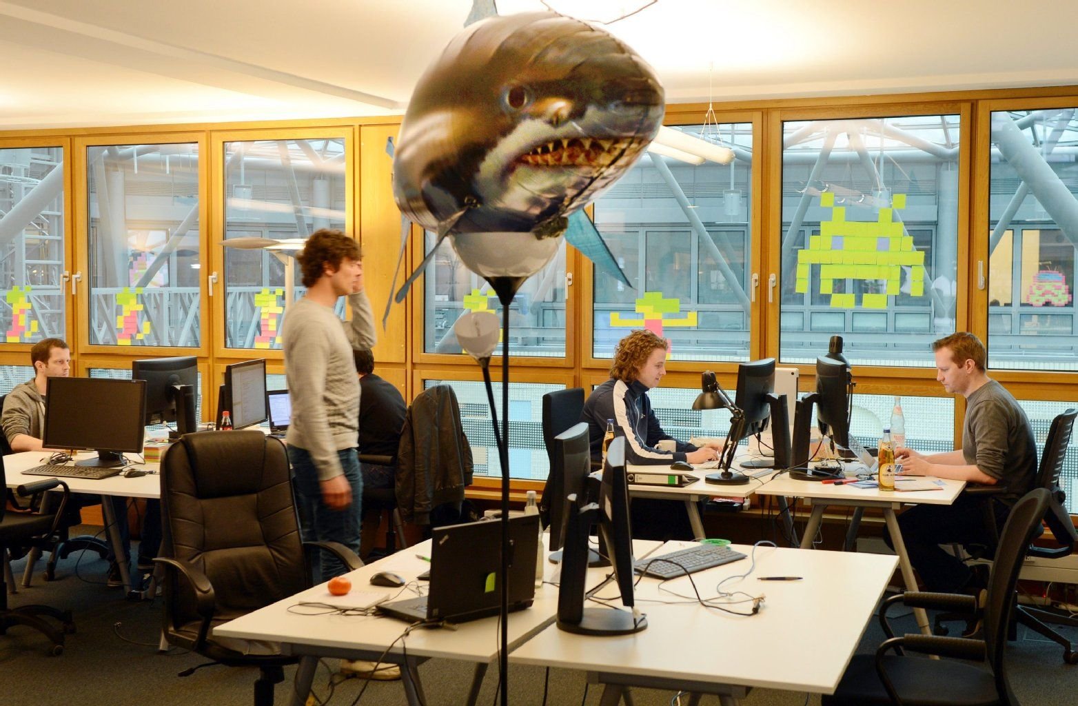 Mitarbeiter der Firma Rocket Internet in Berlin