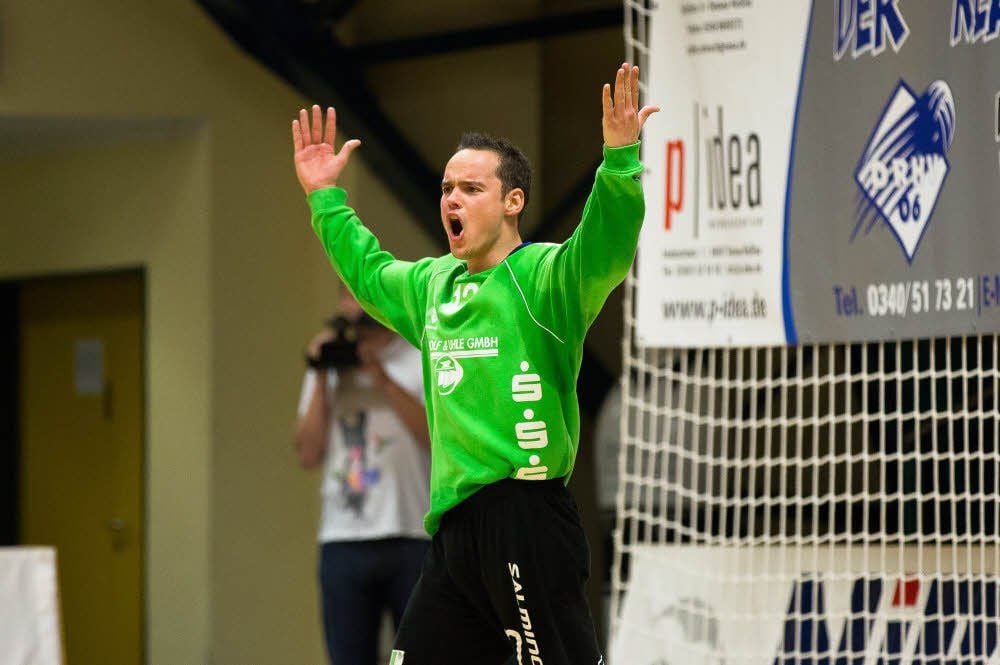 Ein emotionaler Keeper: Christian Hoffmann stand seit 2003 beim Dessau-Roßlauer HV im Tor. Nun beendet der 1, 94 Meter große Torhüter seine Karriere.