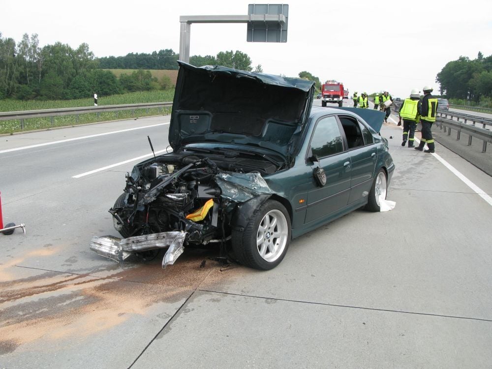 Unfall auf der A9 bei Triptis