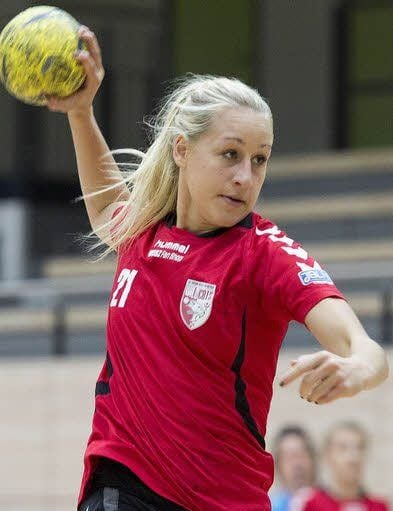 Linda Umbusch warf im Pokal ihr erstes Pflichttor für Union.