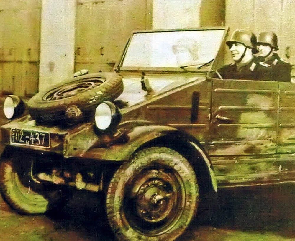 Anfangs gehörte auch dieser VW-Kübel zur Ausstattung der Ascherslebener Feuerwehr.