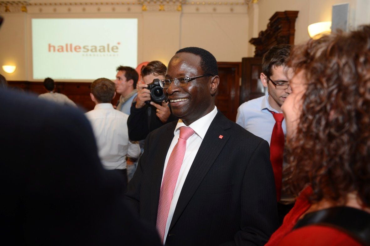 Karamba Diaby freut sich über den Einzug in den Bundestag.