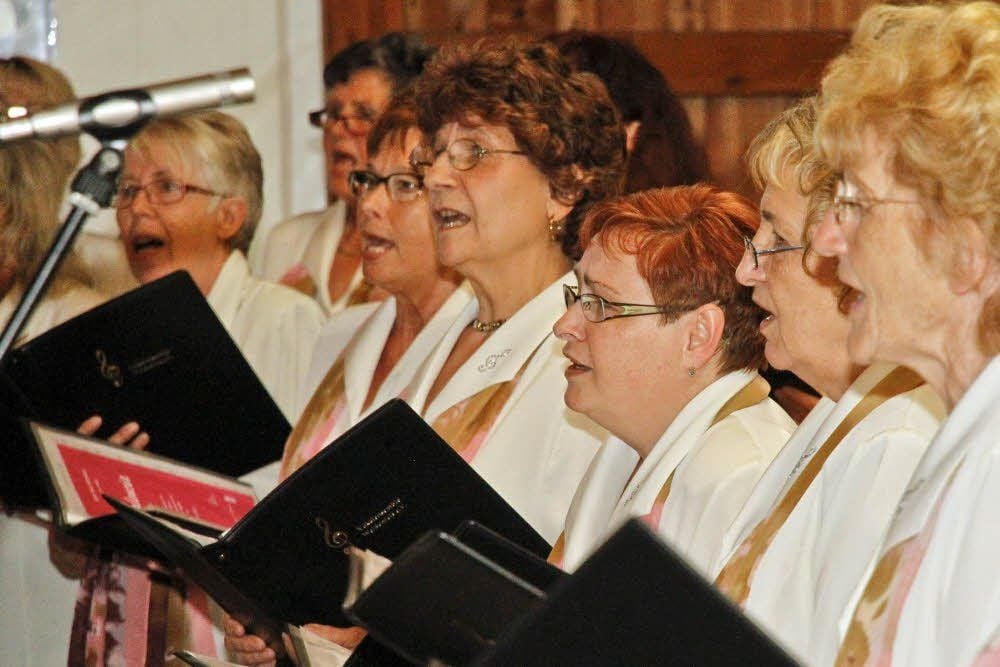 Nehmen ihre Zuhörer mit auf eine musikalische Reise bis ins spanische Valencia: Chormitglieder des Weißenfelser Vokalensembles.