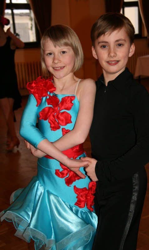 Richard Barthel und seine Tanzpartnerin Josie Richter sind sogar Doppellandesmeister.