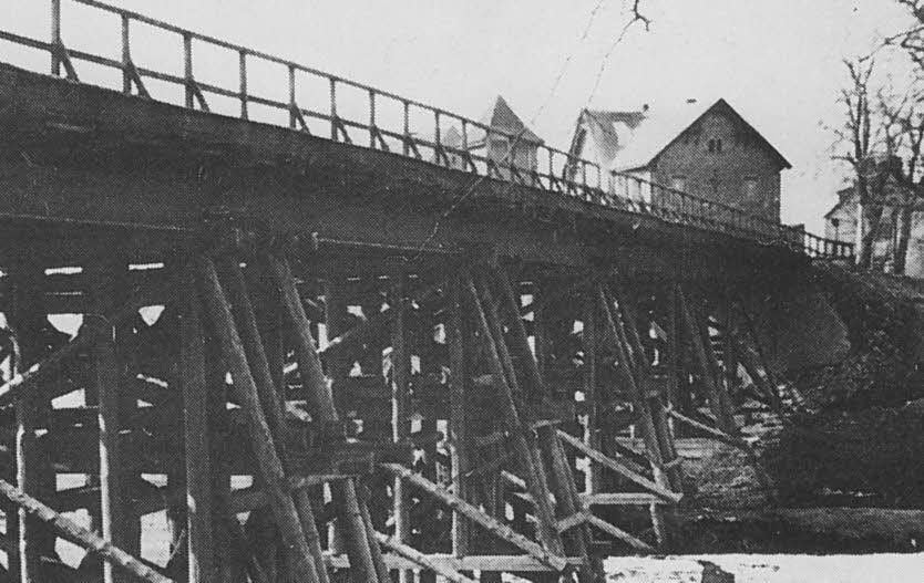 Hallesche Brücke im Jahr 1946