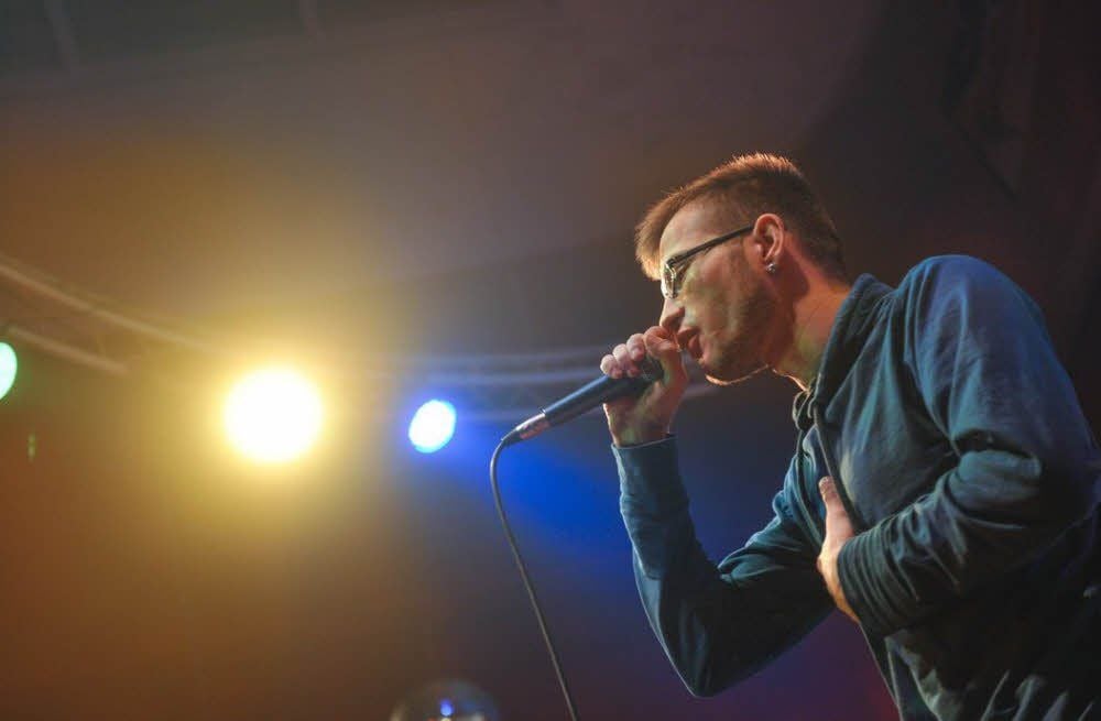 Der einziger Köthener Teilnehmer beim Slam war Rapper K. Jay.
