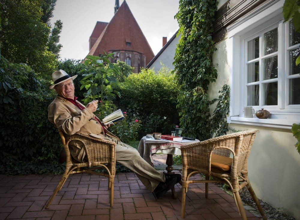 Friedrich Schorlemmer in seinem Refugium in Werben, einem Städtchen im nordöstlichsten Winkel von Sachsen-Anhalt.