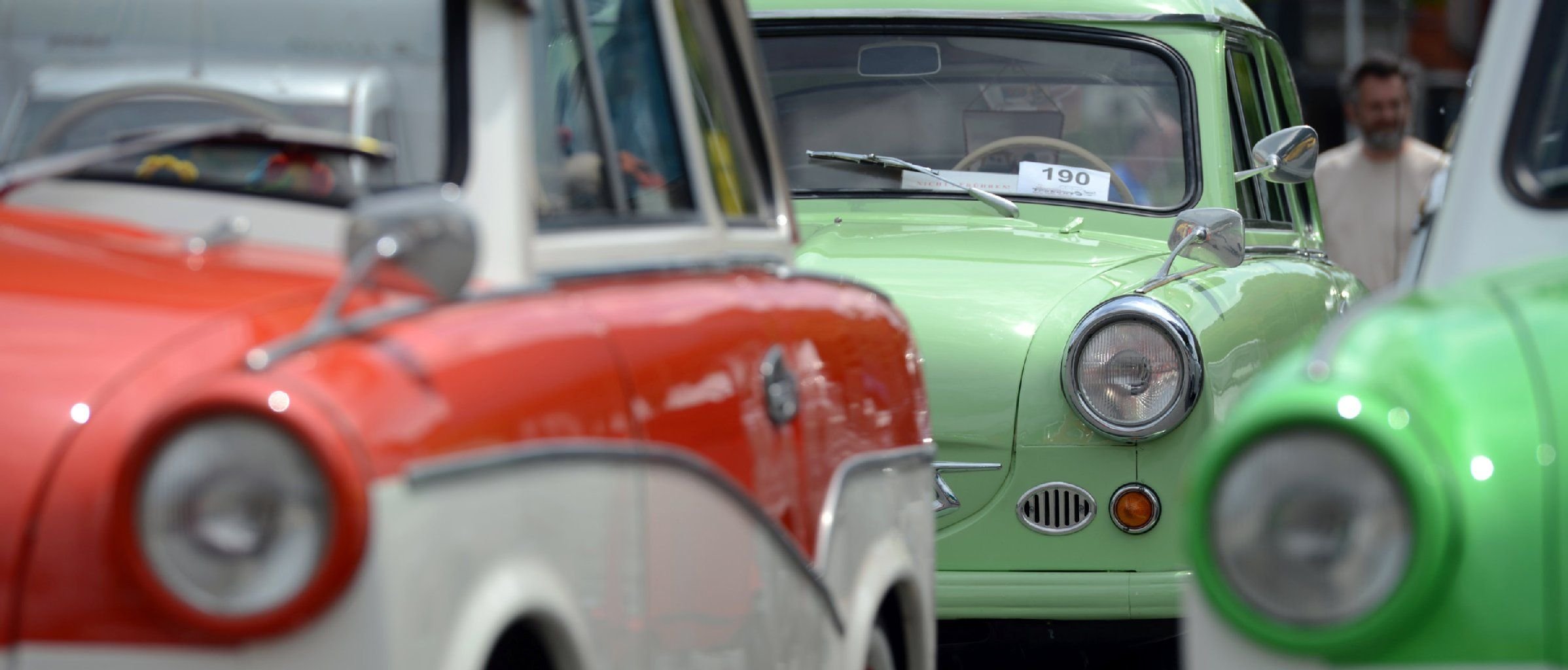 Internationales Trabi-Treffen in Zwickau. Der Chefentwickler des Trabants ist am Montag gestorben.