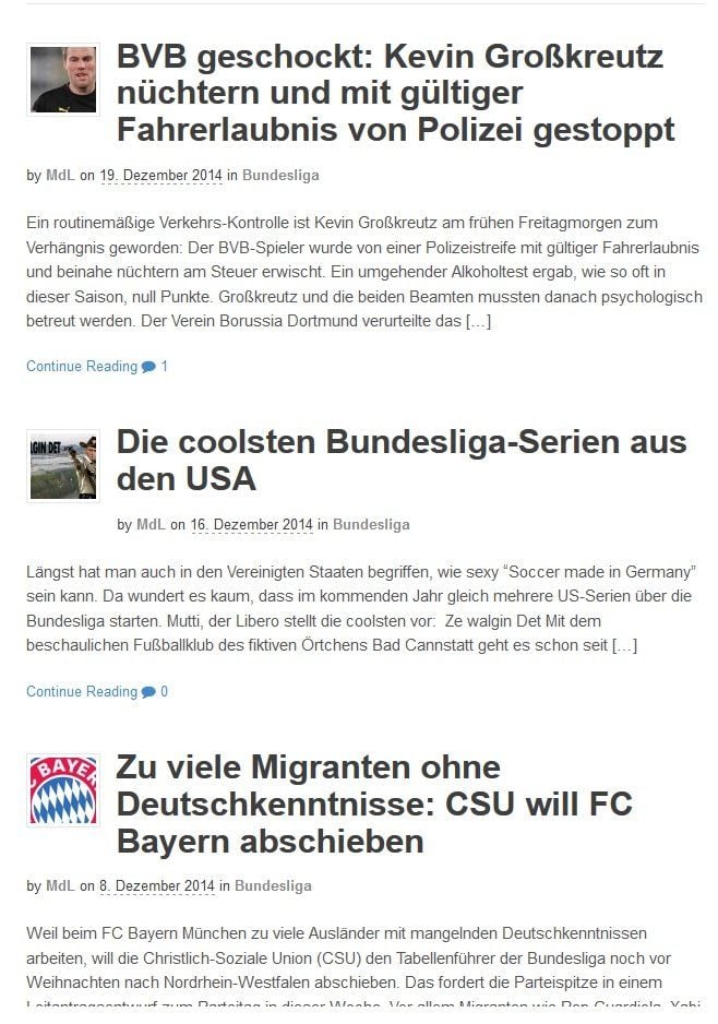 Gewohnt seriöse Sport-Nachrichten mit einem Wahrheitsgehalt von eventuell 100 Prozent gibt es nur muttiderlibero.de.