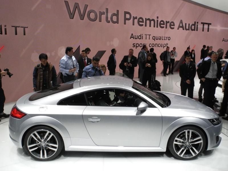 Audi hat die dritte Auflage des Coupés TT mit nach Genf gebracht. Marktstart ist im Herbst.