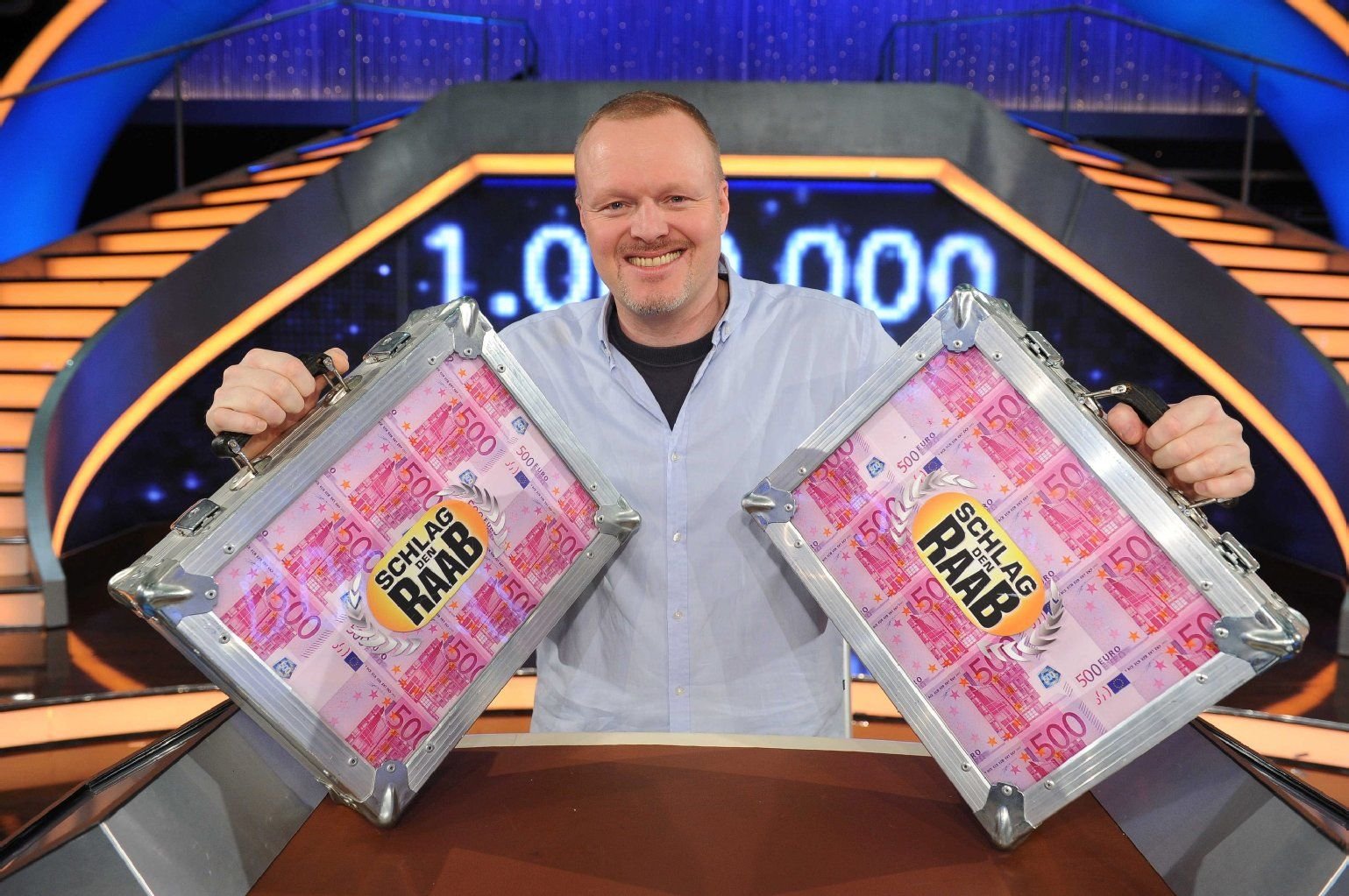 Oft behielt er die Millionen für sich. Doch gelegentlich musste sich Raab bei "Schlag den Raab" geschlagen geben.