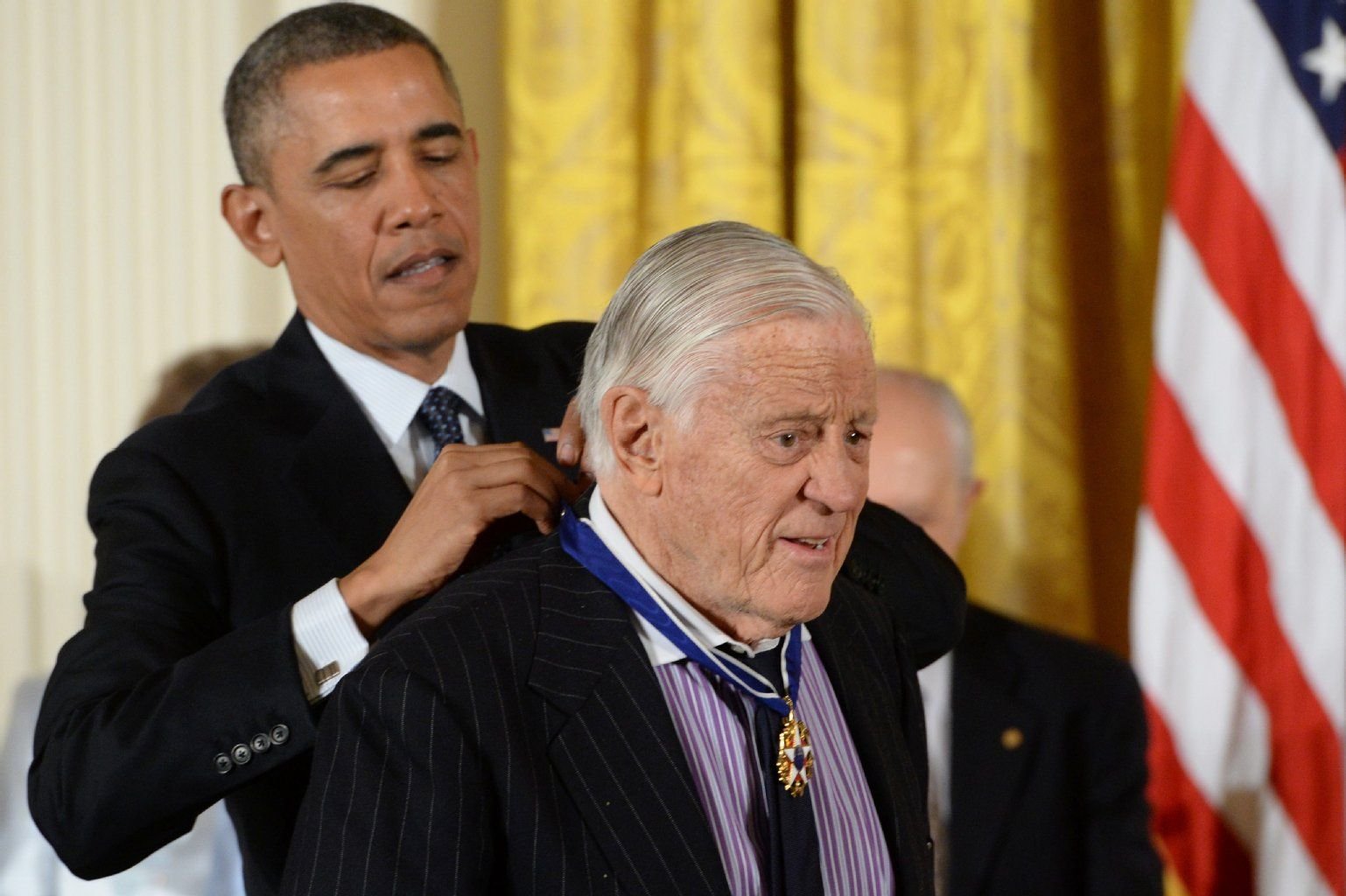 Im vergangenen Jahr wurde Ben Bradlee von US-Präsident Obama mit der Medal of Freedom geehrt.