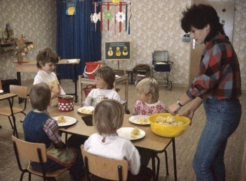 DDR-Kita Mitte der Achtziger Jahre